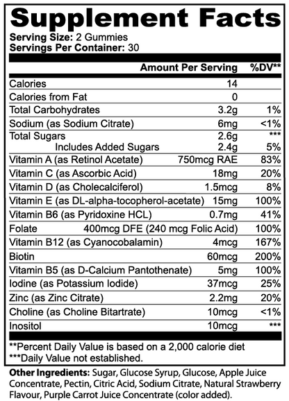 Everyday Glow - Multivitamin Bear Gummies (Adult)